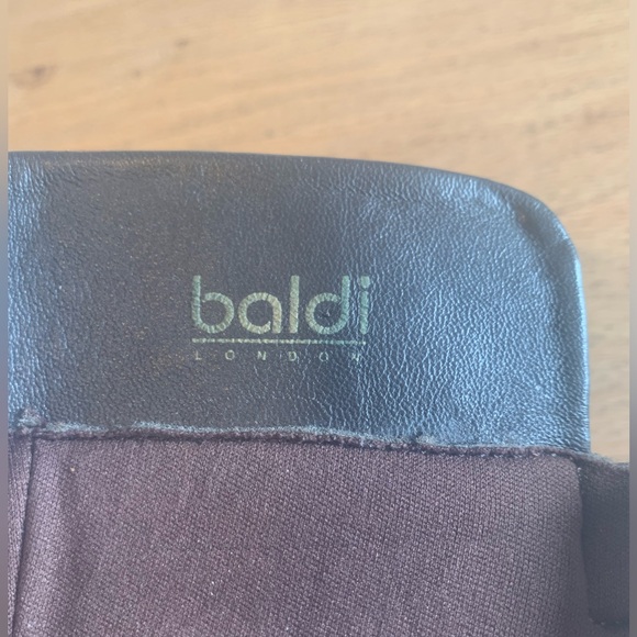 Baldi London Double Zipper Tall Riding Boots‎ Chestnut Women’s 9 Preloved - Picture 8 of 10